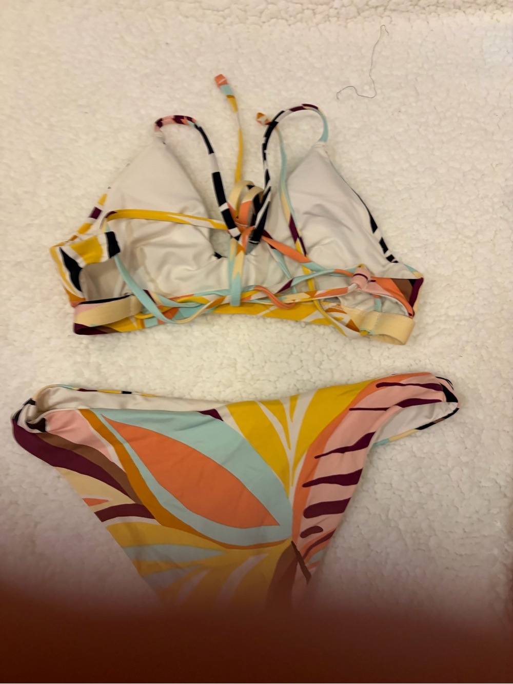 Volcom Multi-Color Tropical Print Bikini Set - Picture 2 of 7